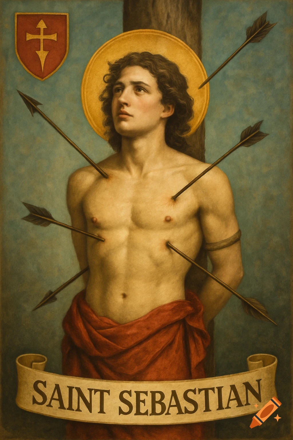 St. Sebastian, patron saint of the church